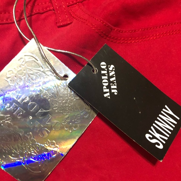 Red skinny jeans - Picture 4 of 4